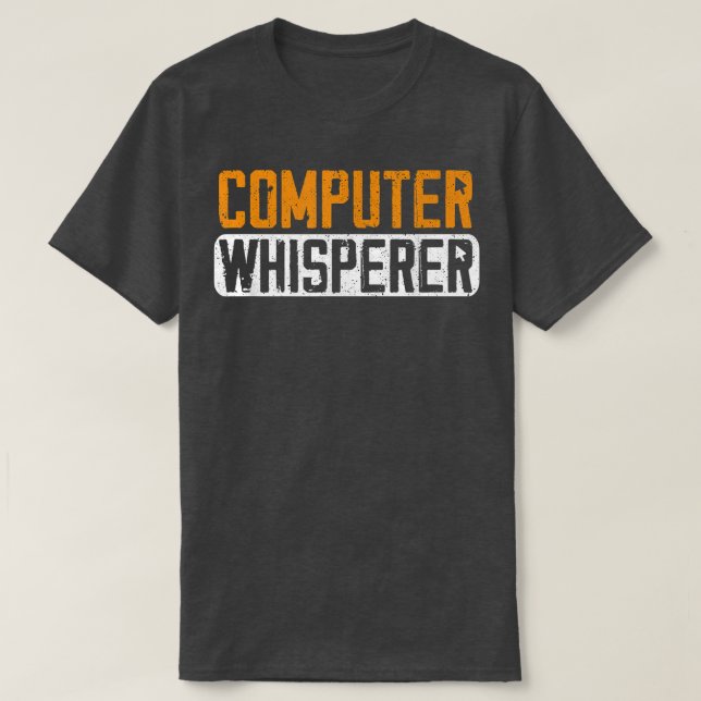Computer Science Whisperer Funny Coding Programmer T-Shirt (Design vorne)