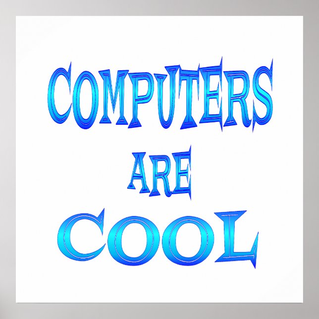 Computer sind Cool Poster (Vorne)