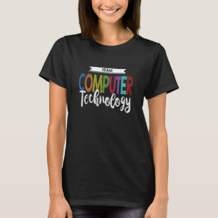 Computer-Team-Shirt-Technologie-Lehrer-Schule T-Shirt