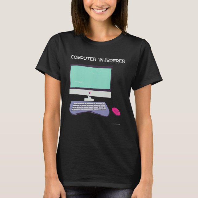 Computer-Tech-Flüsterer-Zauberer-Support 11 T-Shirt (Vorderseite)