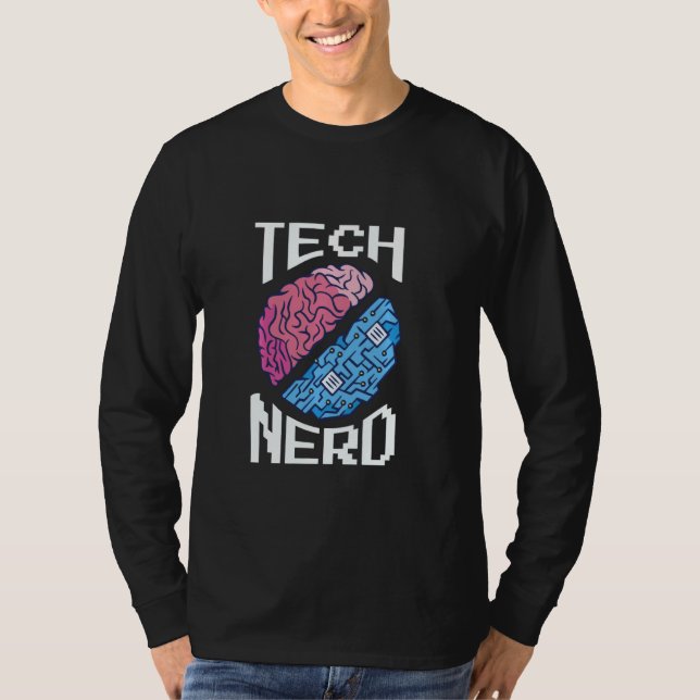 Computer Tech Nerd für IT Geeks Software Engineers T-Shirt (Vorderseite)