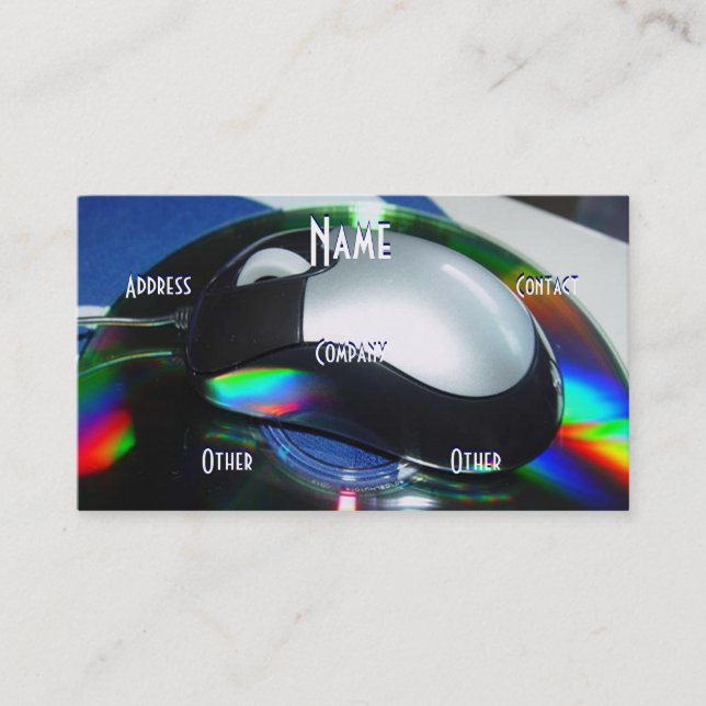 Computer-Techniker-Visitenkarte Visitenkarte (Vorderseite)