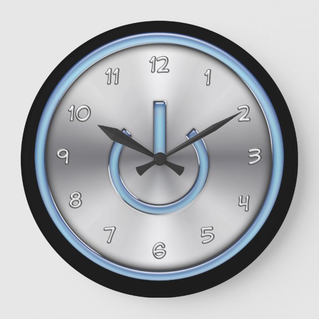 Computer Theme Office Wall Decor Clocks Große Wanduhr (Vorderseite)