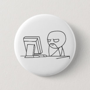 Computer-Typ Meme - Pinback Knopf Button
