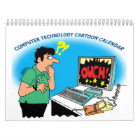 COMPUTER-UND TECHNOLOGIE-CARTOON-KALENDER
