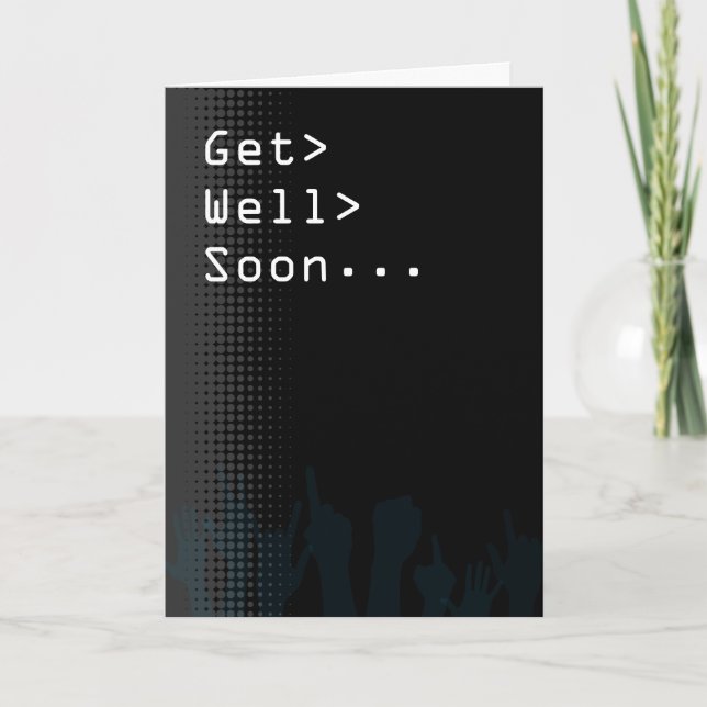 Computerbildschirm-Party zum Thema "Gut machen" Karte (Vorderseite)