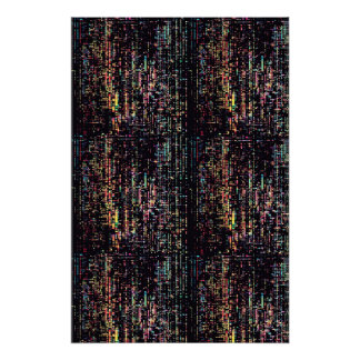 Computercode geschrieben in smole poster