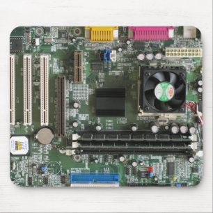 Computerelektronik altes Motherboard Mousepad
