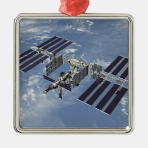 Computererzeugte Ansicht 3 Silbernes Ornament