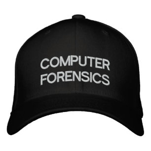 COMPUTERFORENSICS BESTICKTE BASEBALLKAPPE