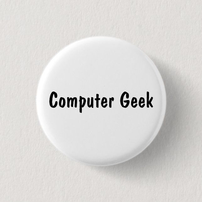 Computerfreak Button (Vorderseite)