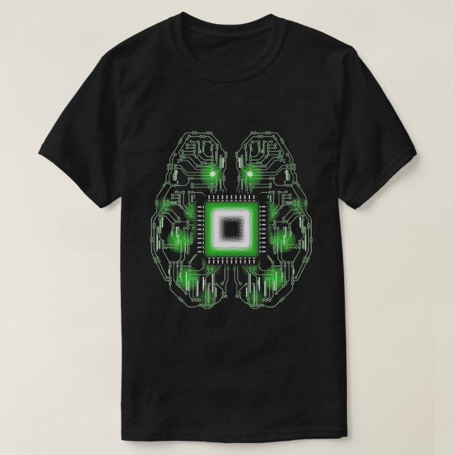 Computergehäuse-Platine T-Shirt (Design vorne)