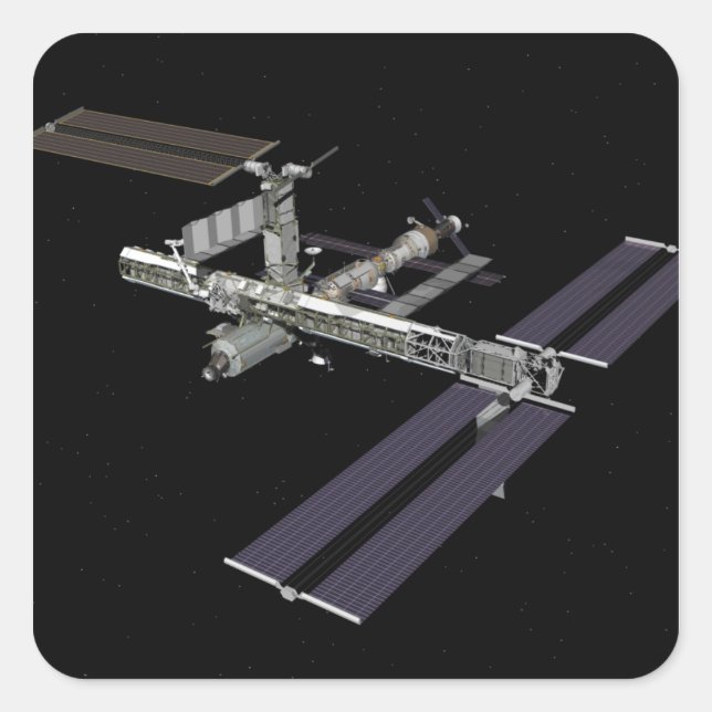 Computergenerierte Ansicht 18 Quadratischer Aufkleber (Vorderseite)