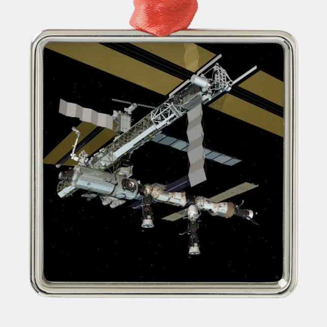 Computergenerierte Ansicht 20 Silbernes Ornament (Vorne)
