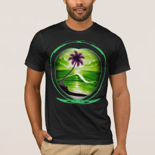 Computergesteuerte Digital mit der Spritzpistole T-Shirt
