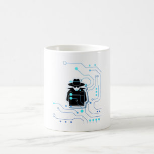 Computerhacker - kostenloser Versand Kaffeetasse