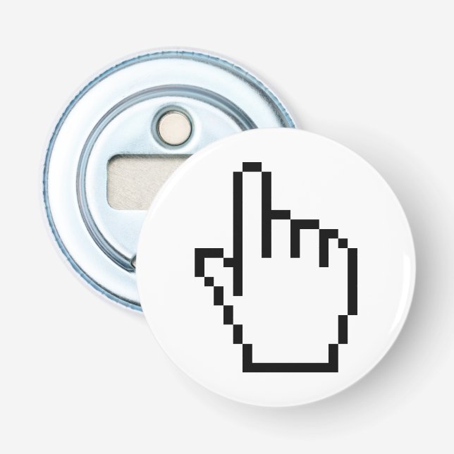 COMPUTERHALTESTELLER / MAUSKURSOR FLASCHENÖFFNER (Vorderseite)