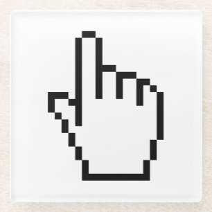 COMPUTERHALTESTELLER / MAUSKURSOR GLASUNTERSETZER