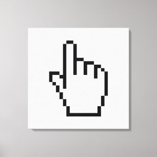 COMPUTERHALTESTELLER / MAUSKURSOR LEINWANDDRUCK