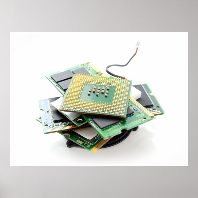 Computerhardware Poster (Vorne)