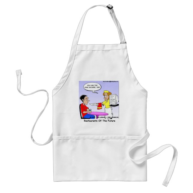 Computerlinks Funny Cartoon Geschenke & Sammlerstü Schürze (Vorne)