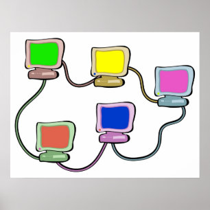 Computernetz Poster