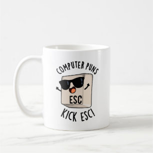 Computerpistolen Kick Esc Funny Keyboard Puff Kaffeetasse