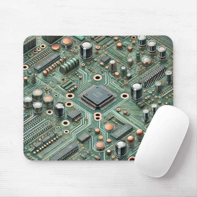 Computerplatine Mousepad (Mit Mouse)
