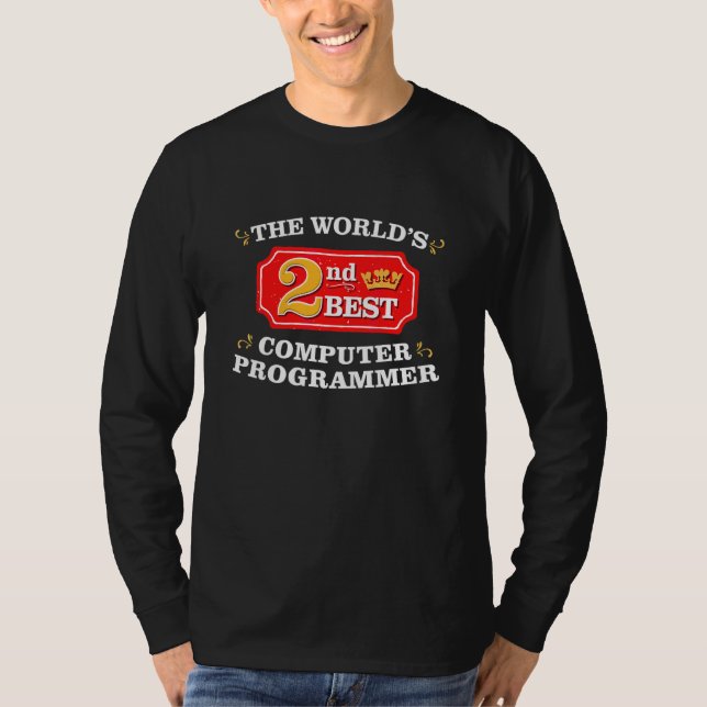 Computerprogrammierer - Geek-Wertungsarbeit T-Shirt (Vorderseite)