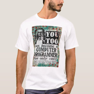 Computerprogrammierer - Lustiges Vintage Retro T-Shirt
