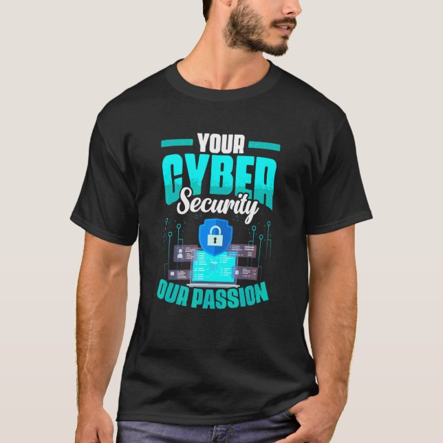 Computerprogrammierer programmiert Cybersicherheit T-Shirt (Vorderseite)