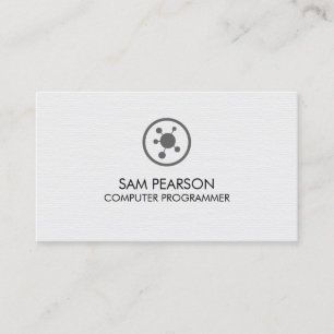 Computerprogrammierer Softwareentwickler Visitenkarte