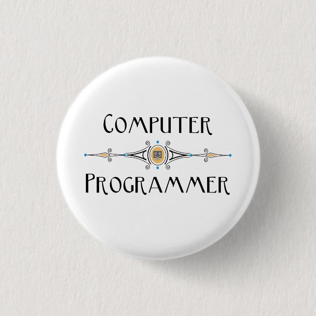 Computerprogrammleitung Button (Vorderseite)