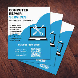 Computerreparatur Flyer