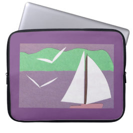 Computerschlauch mit Sailboat-Design Laptopschutzhülle
