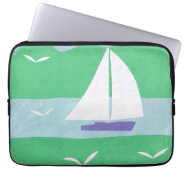 Computerschlauch mit Sailboat-Design Laptopschutzhülle