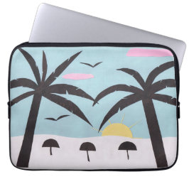 Computerschlauch mit Sonnenuntergang Laptopschutzhülle