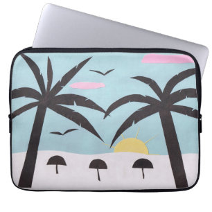Computerschlauch mit Sonnenuntergang Laptopschutzhülle