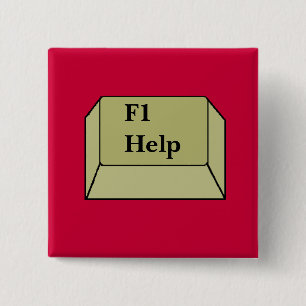 Computerschlüssel der HILFEN F1 - Knopf Button