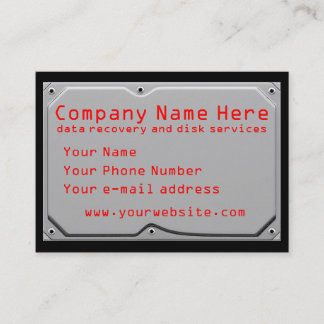 Computerservice-Visitenkarten Visitenkarte