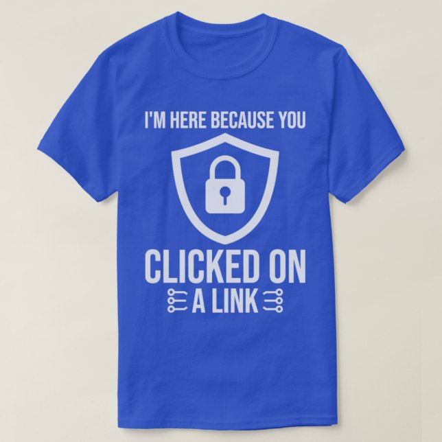 Computersicherheit im Cybersicherheitssystem T-Shirt (Design vorne)