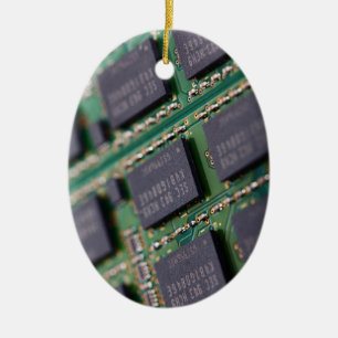 Computerspeicherchips Keramik Ornament