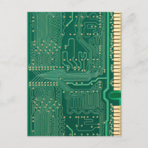 Computerspeicherplatte Postkarte
