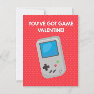 Computerspiel-Klassenraum Valentinstag-Karte Feiertagskarte