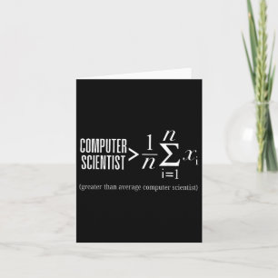 Computerwissenschaftler Math Programmer Coder Soft Karte
