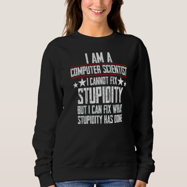 Computerwissenschaftliche Programmierdaten können  Sweatshirt (Vorderseite)