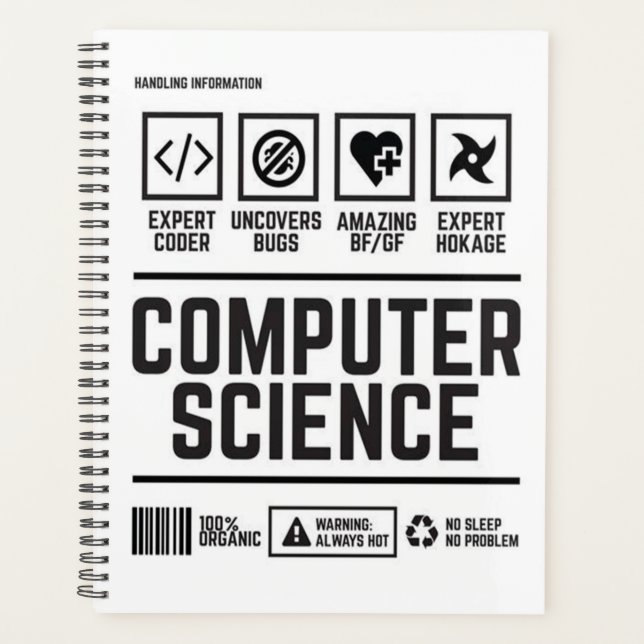 Computerwissenschaftsexperte und deckt Fehler auf Planer (Vorderseite)