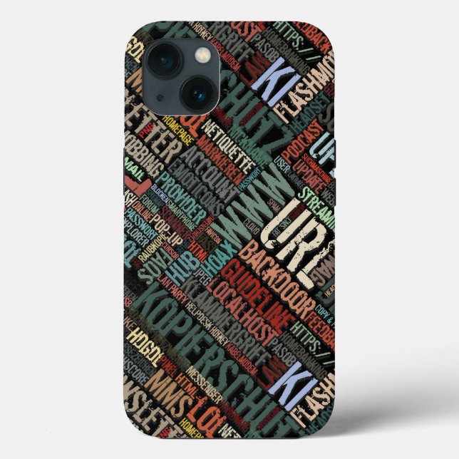 Computerwörterbuch in Farben Case-Mate iPhone Hülle (Rückseite)