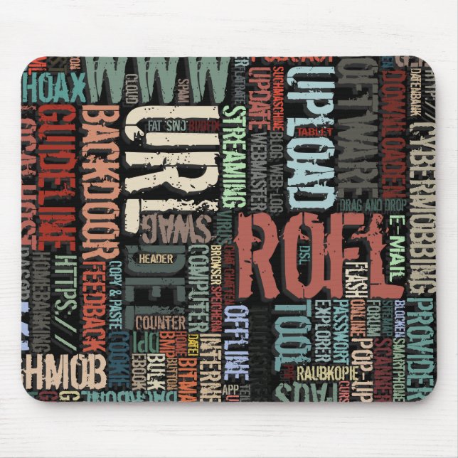 Computerwörterbuch in Farbmousepad Mousepad (Vorne)