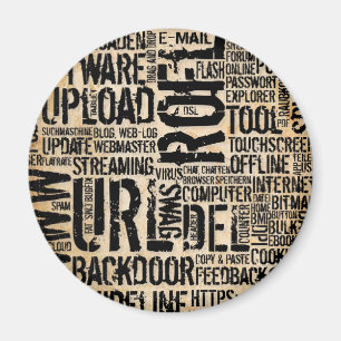 Computerwörterbuch - Vintag Magnet